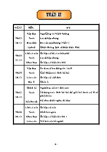 Giáo án Tuần 17 - Khối lớp 5