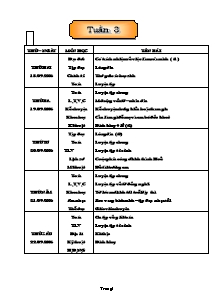 Giáo án Tuần 3 - Khối lớp 5