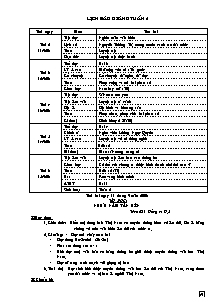 Kế hoạch bài dạy lớp 5 - Tuần 2 năm 2006