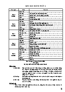 Kế hoạch bài dạy lớp 5 - Tuần 6 năm 2006