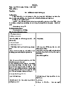 Kế hoạch bài dạy lớp 5 - Tuần học 1 năm 2006