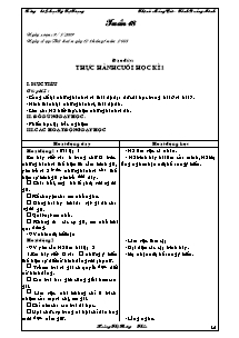 Kế hoạch bài dạy lớp 5 - Tuần học 18