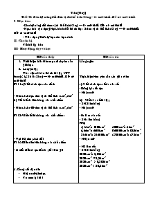 Kế hoạch bài học - Môn Toán 5 - Tiết 45 đến tiết 58