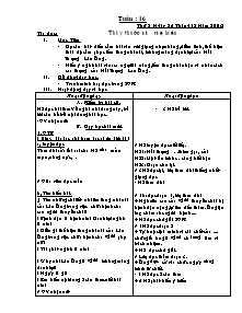 Thiết kế tổng hợp môn học khối 5 - Trường tiểu học An Hoà - Tuần 16 năm 2006