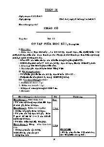 Thiết kế tổng hợp môn học khối 5 - Tuần 28