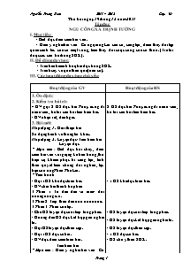 Thiết kế tổng hợp môn học khối lớp 5 - Năm 2011- 2012 - Tuần 17