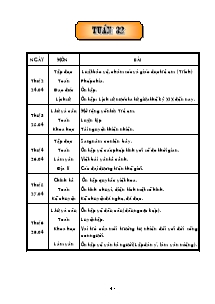 Thiết kế tổng hợp môn học khối lớp 5 - Năm học 2005 - 2006 - Tuần 32