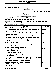 Thiết kế tổng hợp môn học lớp 4 - Tuần học 11