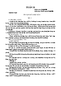 Thiết kế tổng hợp môn học lớp 5 - Tuần 28 năm học 2008