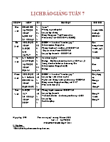 Thiết kế tổng hợp môn học lớp 5 - Tuần 7 năm 2012