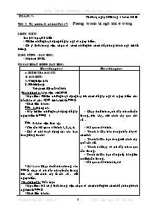 Giáo án môn học lớp 1, 2, 3, 4, 5 - Tuần 17