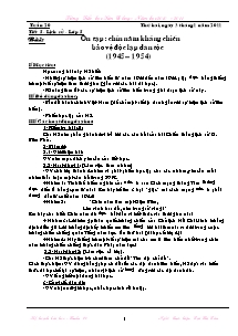 Giáo án môn học lớp 1, 2, 3, 4, 5 - Tuần 20