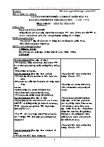 Giáo án môn học lớp 1, 2, 3, 4, 5 - Tuần 21