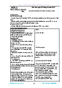 Giáo án môn học lớp 1, 2, 3, 4, 5 - Tuần 7