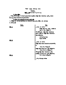 Giáo án môn Toán 5 tiết 119: Luyện tập chung