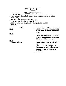 Giáo án môn Toán 5 tiết 163: Luyện tập chung