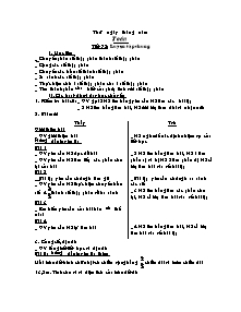 Giáo án môn Toán 5 tiết 72: Luyện tập chung