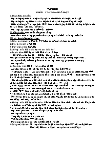 Giáo án Tập đọc 5, kì II năm 2006 - 2007