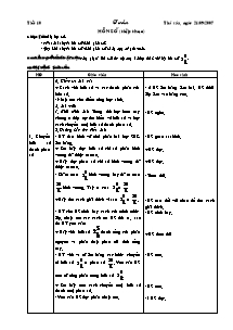 Giáo án Toán 5 tiết 10: Hỗn số (tiếp theo)