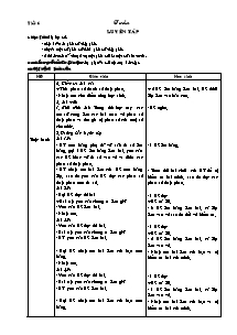 Giáo án Toán 5 tiết 6: Luyện tập