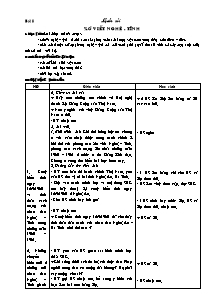 Kế hoạch bài dạy môn Lịch sử 5 - Bài 8: Xô viết Nghệ - Tĩnh