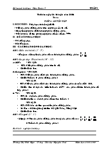 Kế hoạch bài học - Môn Toán 5 Tuần 2