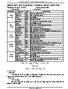 Thiết kế tổng hợp các môn học lớp 4 - Học kì I - Tuần 17