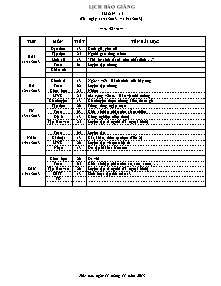 Thiết kế tổng hợp môn học khối lớp 5 - Tuần 13 năm 2013