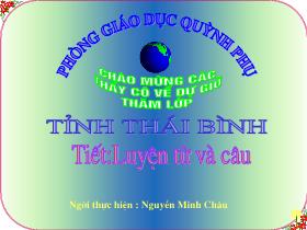 Bài giảng Luyện từ và câu khối 5 - Bài: Nối các vế câu ghép bằng quan hệ từ