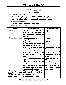 Bài soạn môn Chính Tả 5