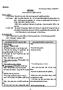 Giáo án các môn học Lớp 5 - Tuần 25