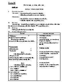 Giáo án dạy Toán lớp 5 - Tuần 30