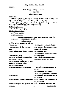 Giáo án Lớp 5 Tuần 3 - Trường Tiểu học Hương Canh B