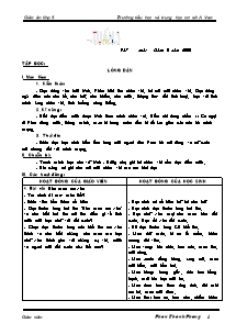 Giáo án Lớp 5 Tuần 3 - Trường tiểu học và trung học cơ sở A Vao