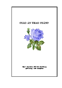 Giáo án Luyện từ và câu 5 năm 2007 - Bài: Mở rộng vốn từ: thiên nhiên