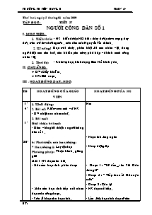 Giáo án Tập đọc 5 - Tiết 37: Người công dân số 1