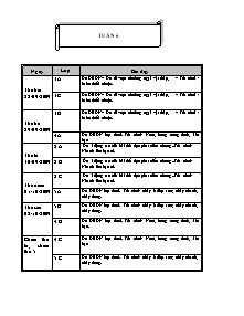 Giáo án Thể dục lớp 3, 4, 5 - Tuần 6