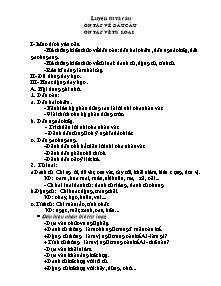 Giáo án Tiếng Việt 5 phân môn: Luyện từ và câu (chi tiết)