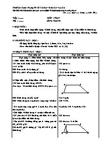 Giáo án Toán 5 kì 2 - Trường TH số 1 Nàn Sán