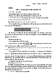 Giáo án Toán 5 - Tiết 1 đến 93