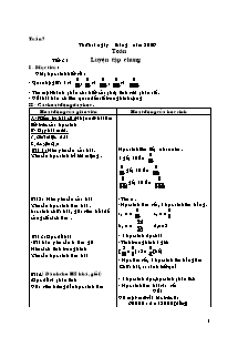 Giáo án Toán 5 - Tiết 31 đến 35