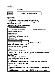 Giáo án Toán 5 - Tuần 1, 2 - Tiết 1 đến 10