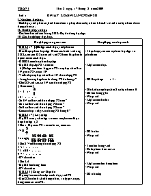 Giáo án Toán 5 - Tuần 1 - Tiết 1 đến 5