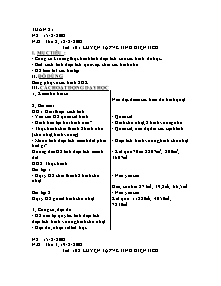 Giáo án Toán 5 - Tuần 21 đến 35