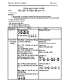 Giáo án Toán 5 Tuần 29 - Giáo Viên: Tán Thị Ngọc Lành