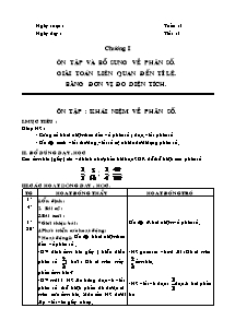 Giáo án Toán lớp 5 - Tuần 1 đến 5