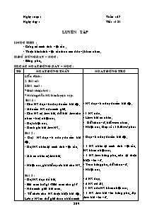 Giáo án Toán lớp 5 - Tuần 27 đến 30