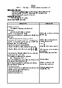 Giáo án Tuần 1 - Toán 5