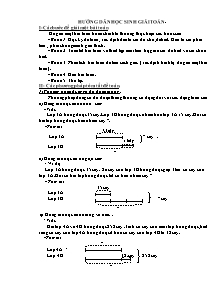 Hướng dẫn học sinh giải toán