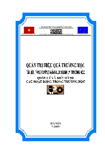 Quản lý và điều hành các hoạt động trong trường học